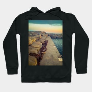 Seaport Summer Sunset Sea Rocks Chains Hoodie